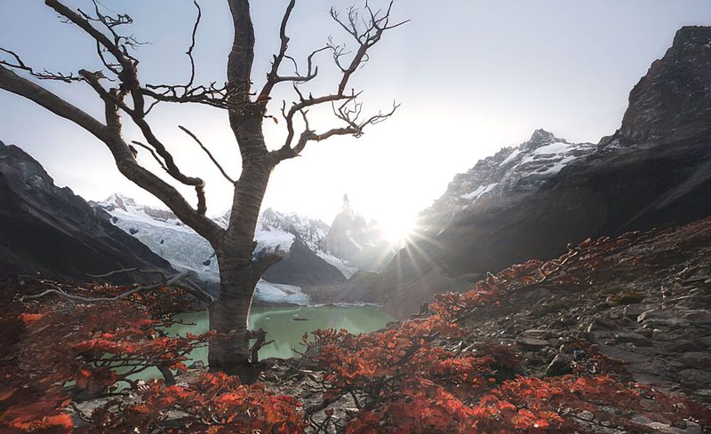 Autumn Mountain Lake Serenity art print by Ken Liang for $57.95 CAD