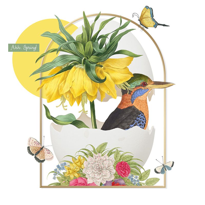 Golden Spring Hatch art print by Marja van den Hurk for $57.95 CAD