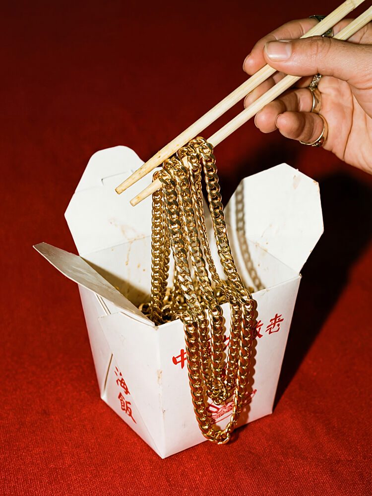 Golden Chains Takeout art print by Andreas Magnusson for $57.95 CAD