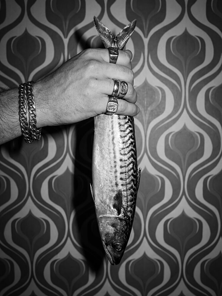 Stylish Hand Mackerel art print by Andreas Magnusson for $57.95 CAD