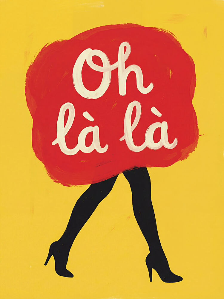 Oh la la Fashion Legs art print by Andreas Magnusson for $57.95 CAD