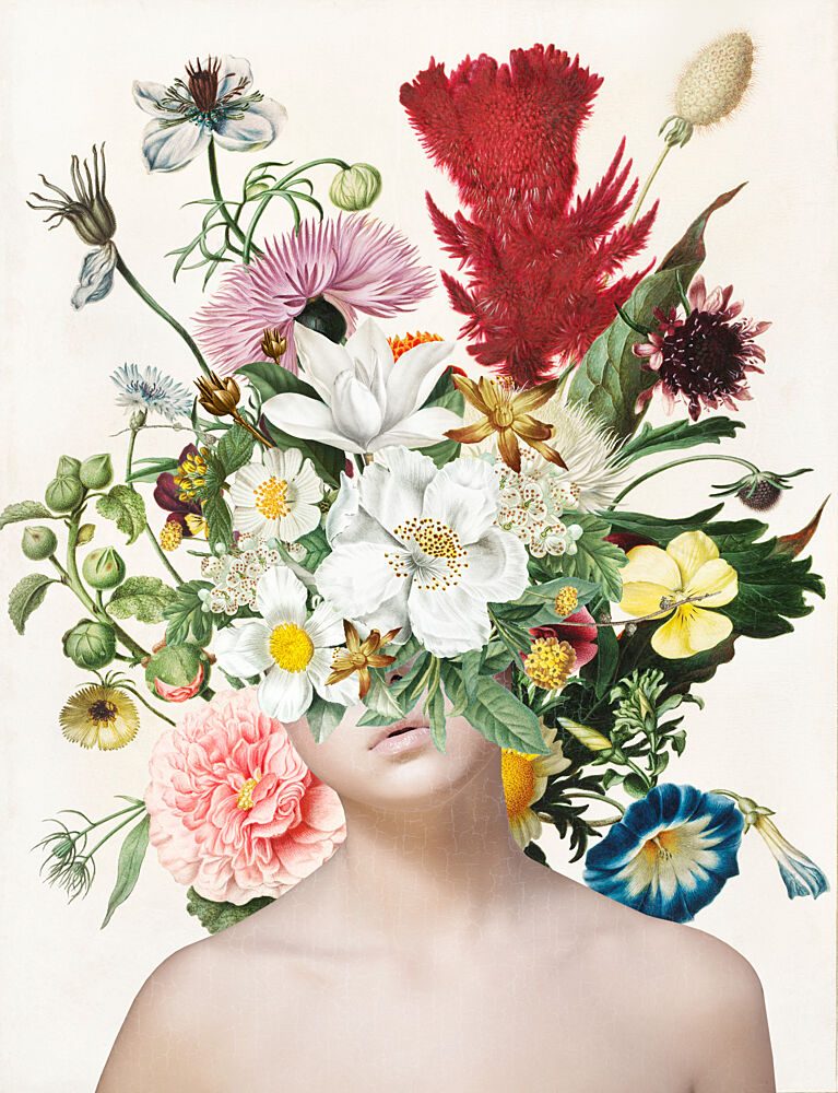 Blossoming Woman art print by Marja van den Hurk for $57.95 CAD