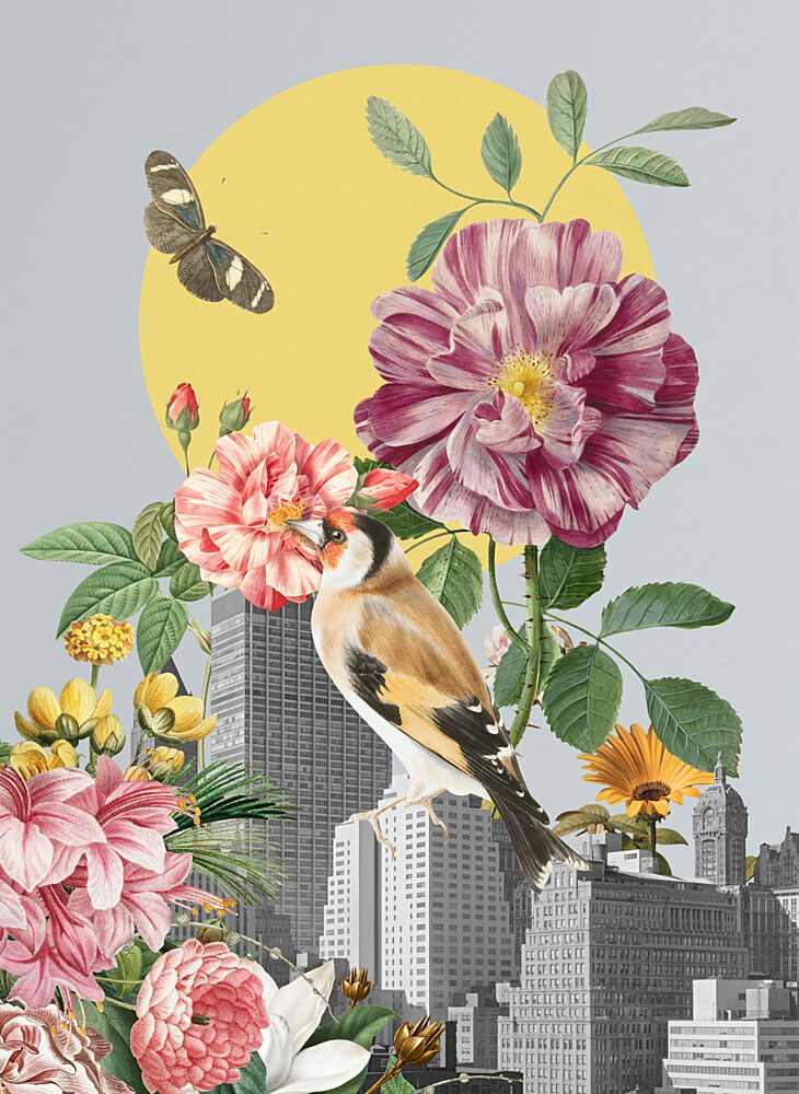 Urban Nature Blooms art print by Marja van den Hurk for $57.95 CAD