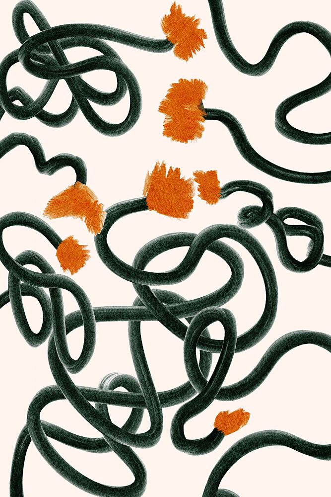 Wanderingflowersno02 art print by Treechild for $57.95 CAD