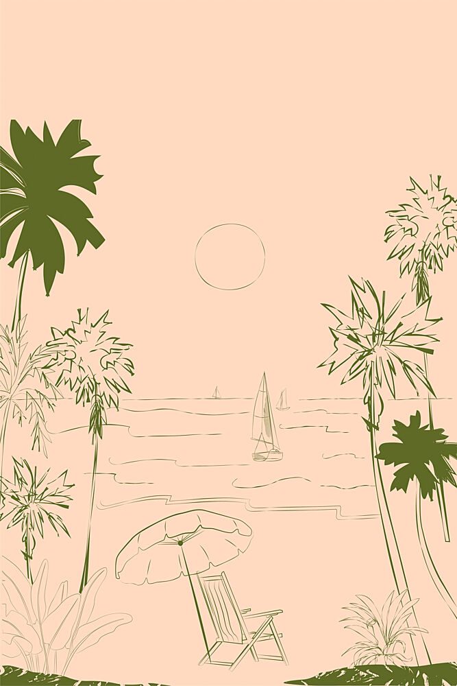 Atthebeach art print by Treechild for $57.95 CAD