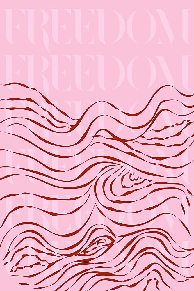 Freedomwaves art print by Treechild for $57.95 CAD