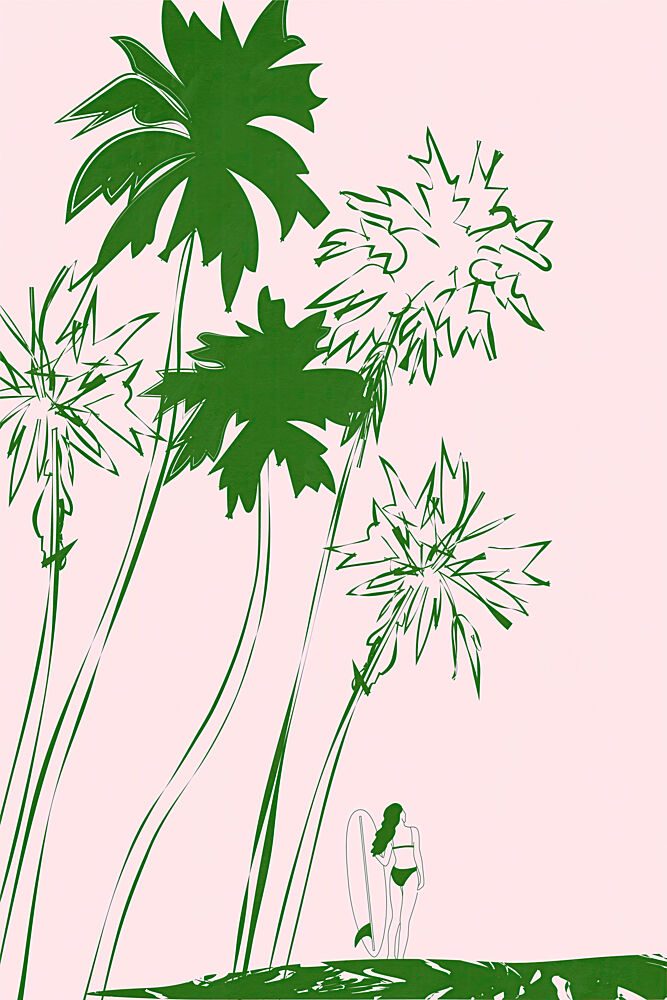 Onthebeach art print by Treechild for $57.95 CAD