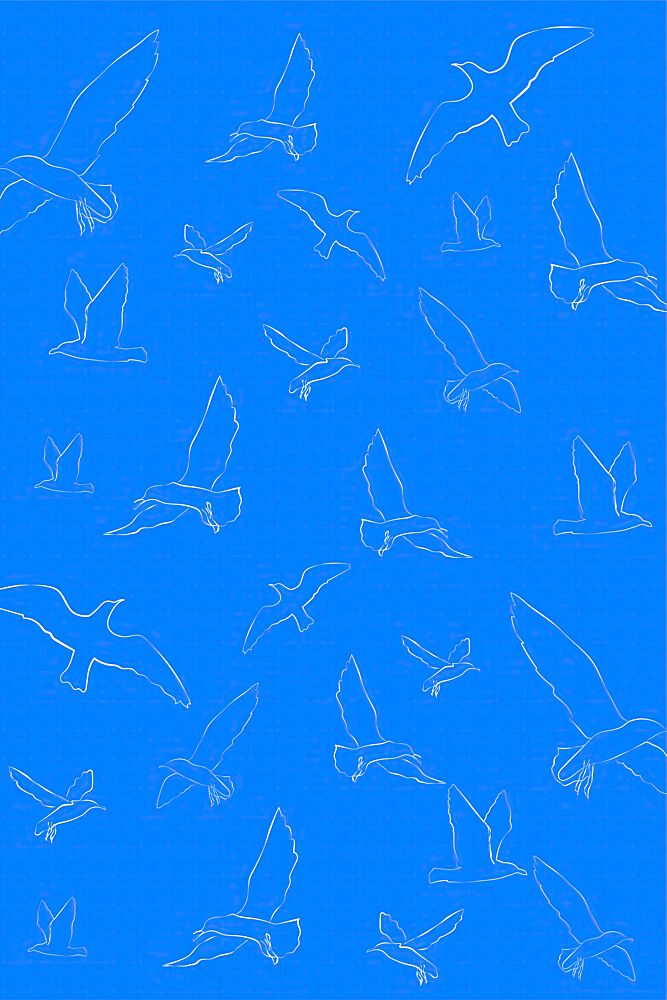 Seagulls art print by Treechild for $57.95 CAD