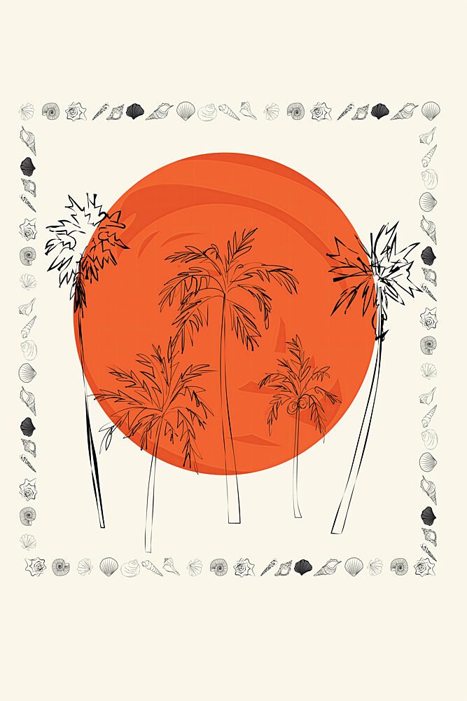 Sunsetbeach art print by Treechild for $57.95 CAD