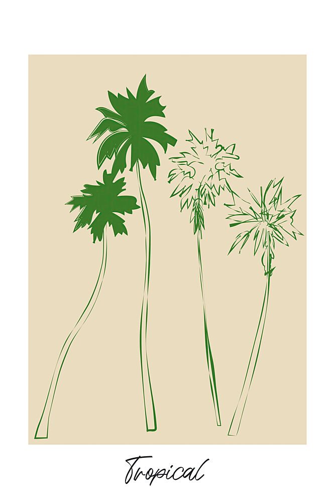 Tropicalno02 art print by Treechild for $57.95 CAD