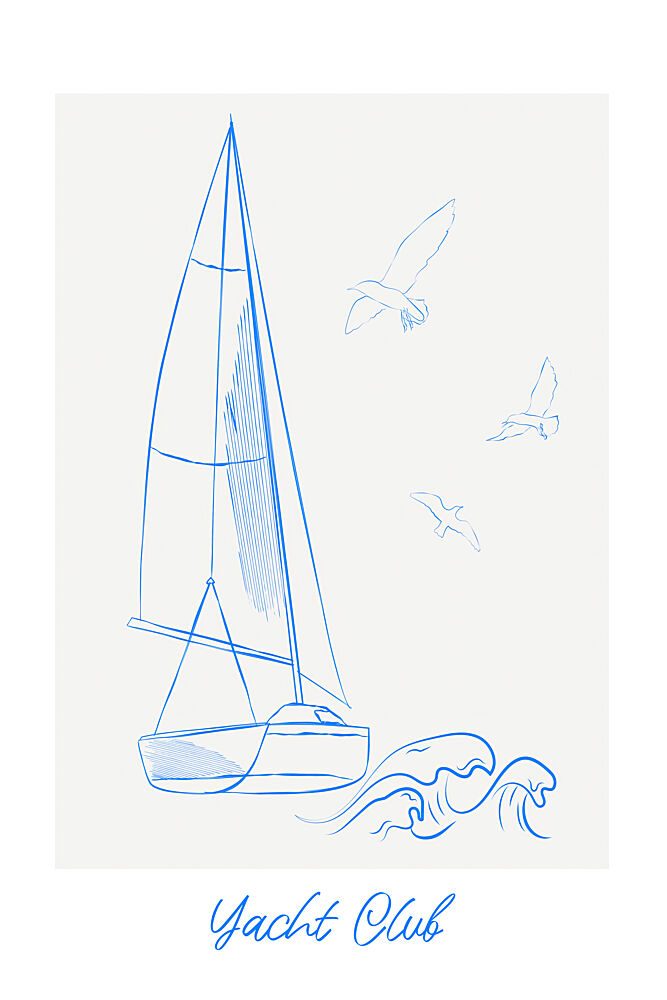 Yachtclubno03 art print by Treechild for $57.95 CAD