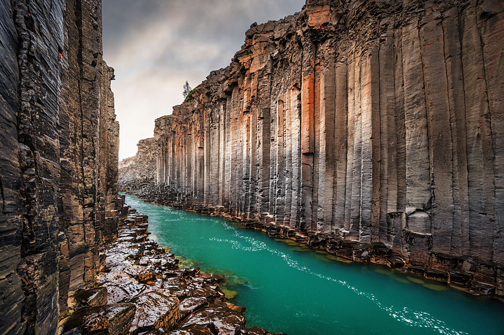 Basalt Canyon River Flow art print by Marc van Oostrum for $57.95 CAD