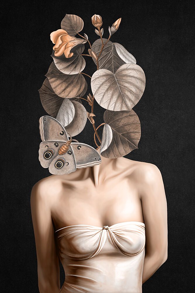 Elegant Butterfly Bloom art print by Marja van den Hurk for $57.95 CAD