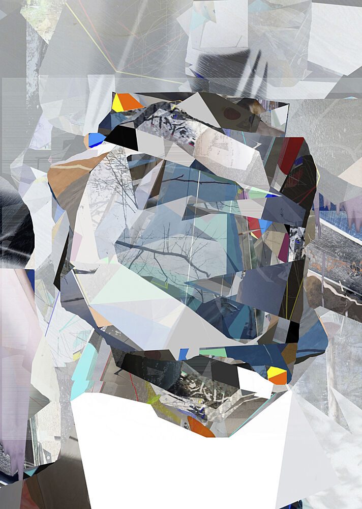 Layered Geometric Abstract art print by Stefan Fransson for $57.95 CAD
