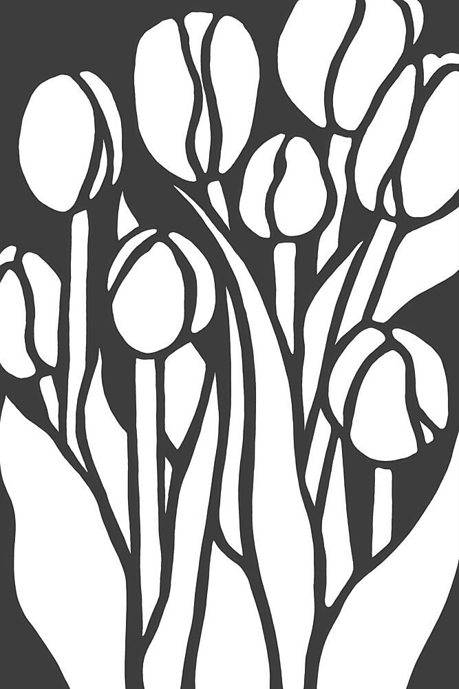 Elegant Tulip Bouquet art print by Natalie Bruns for $57.95 CAD