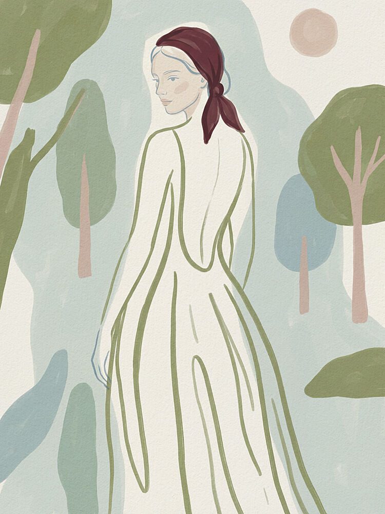 Serene Forest Woman art print by Andreas Magnusson for $57.95 CAD