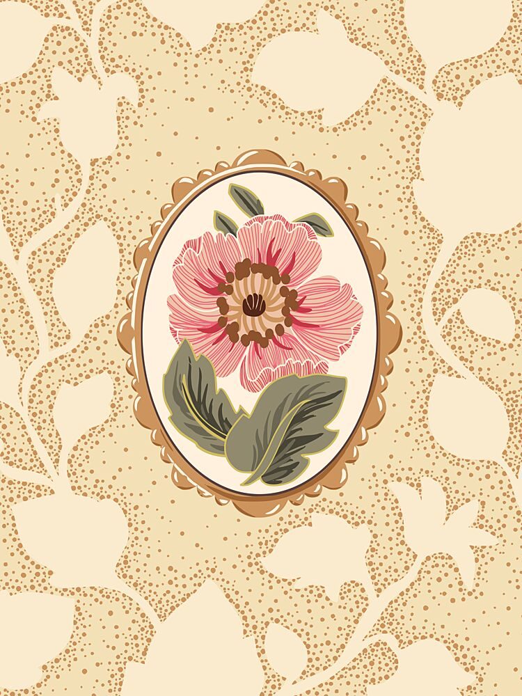 Delicate Floral Vignette art print by Annick for $57.95 CAD