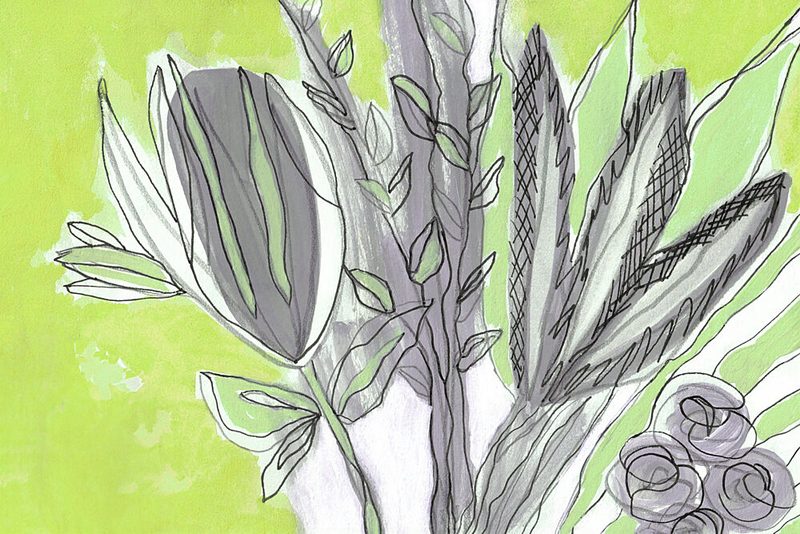 Fresh Green Botanicals art print by Lori Ann Folz for $57.95 CAD