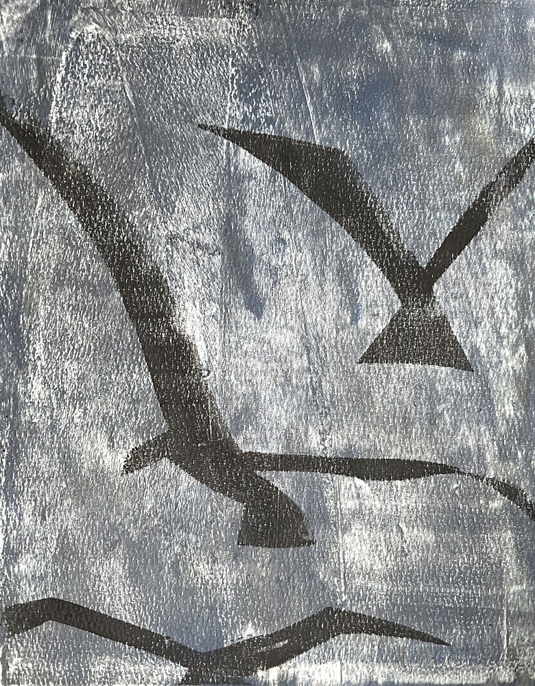 Birds Silhouette art print by Christina Misuro for $57.95 CAD