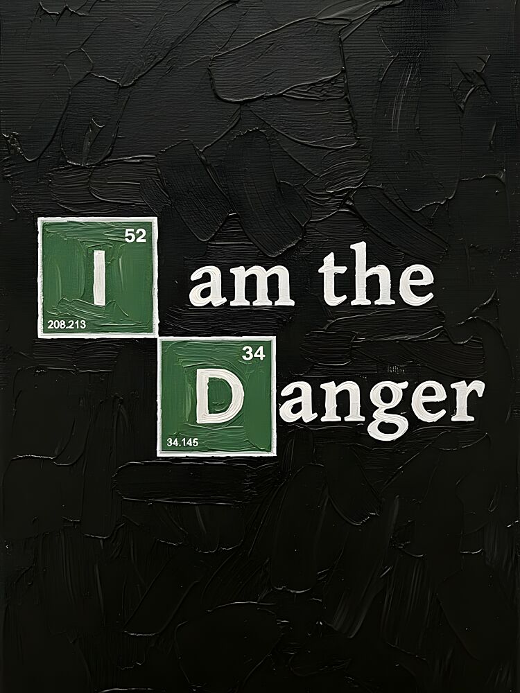 Science Danger Message art print by Hugo for $57.95 CAD