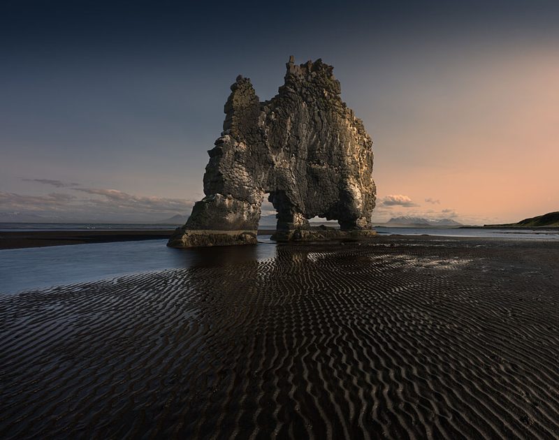 Twilight Ocean Arch art print by Rong Wei for $57.95 CAD