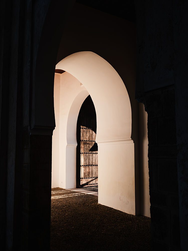 Moroccan Arches Sunlight art print by Photolovers for $57.95 CAD