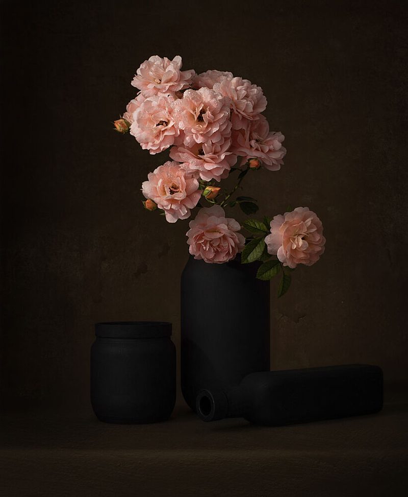 Moody Pink Roses art print by Margareth Perfoncio for $57.95 CAD