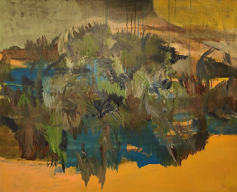 Flowing Abstract Landscape art print by Joackim Schou Dahle for $57.95 CAD