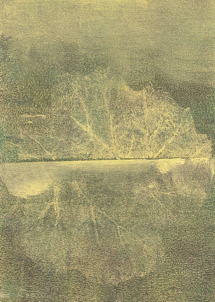 Subtle Leaf Reflection art print by Maira Ribena for $57.95 CAD