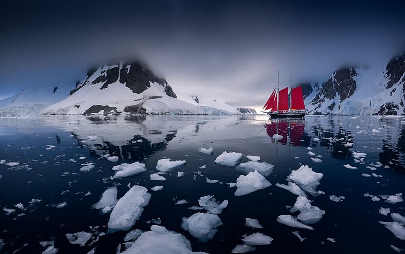 Schooner Elsi in the Lemaire Channel art print by Karol Nienartowicz for $57.95 CAD