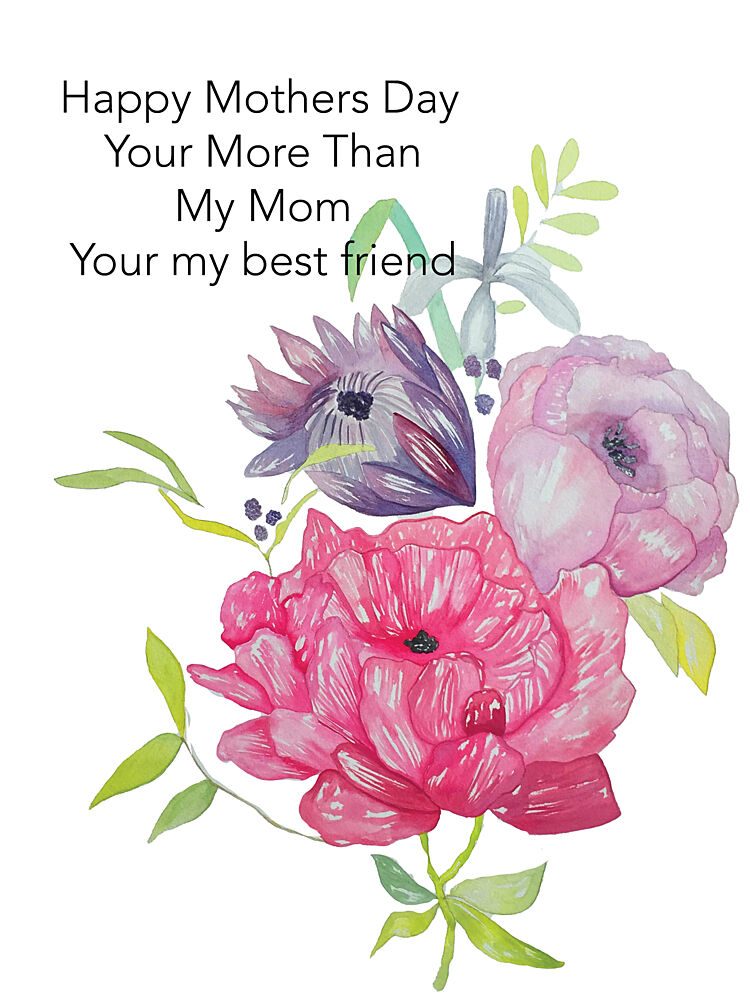 Happy Mothers Day Bouquet art print by Breanna Megan Studio for $57.95 CAD