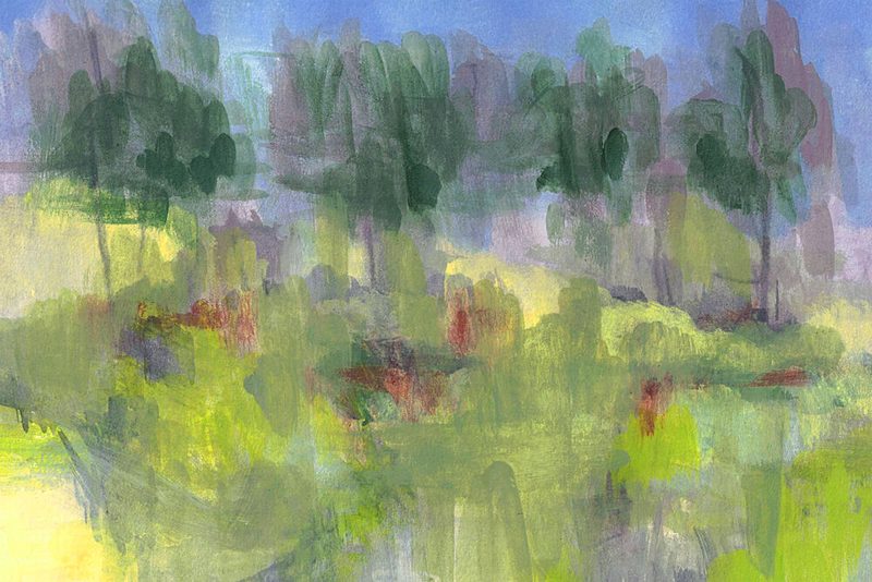Serene Forest Impression art print by Lori Ann Folz for $57.95 CAD