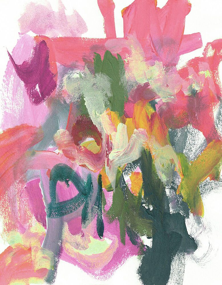 Vibrant Abstract Strokes art print by Lori Ann Folz for $57.95 CAD