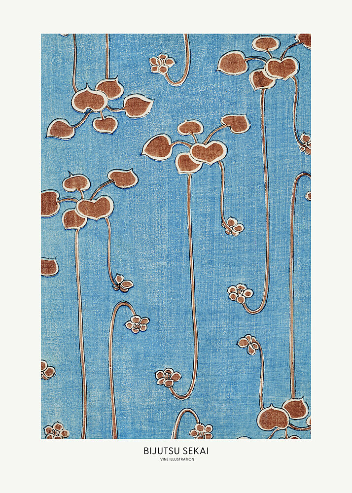 Vine Illustration art print by Bijutsu Sekai for $57.95 CAD