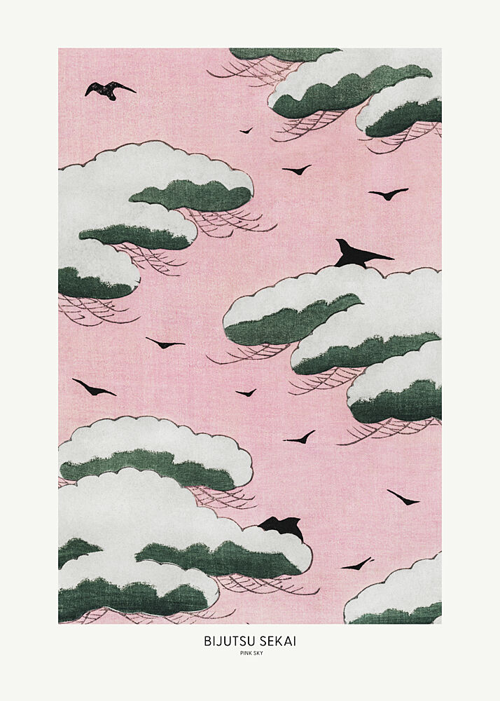 Pink Sky art print by Bijutsu Sekai for $57.95 CAD