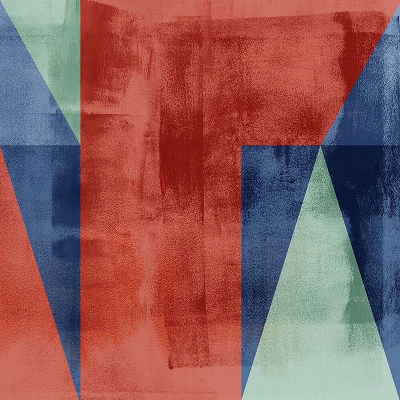 Geometric Color Blocks art print by Dina Dankers for $57.95 CAD