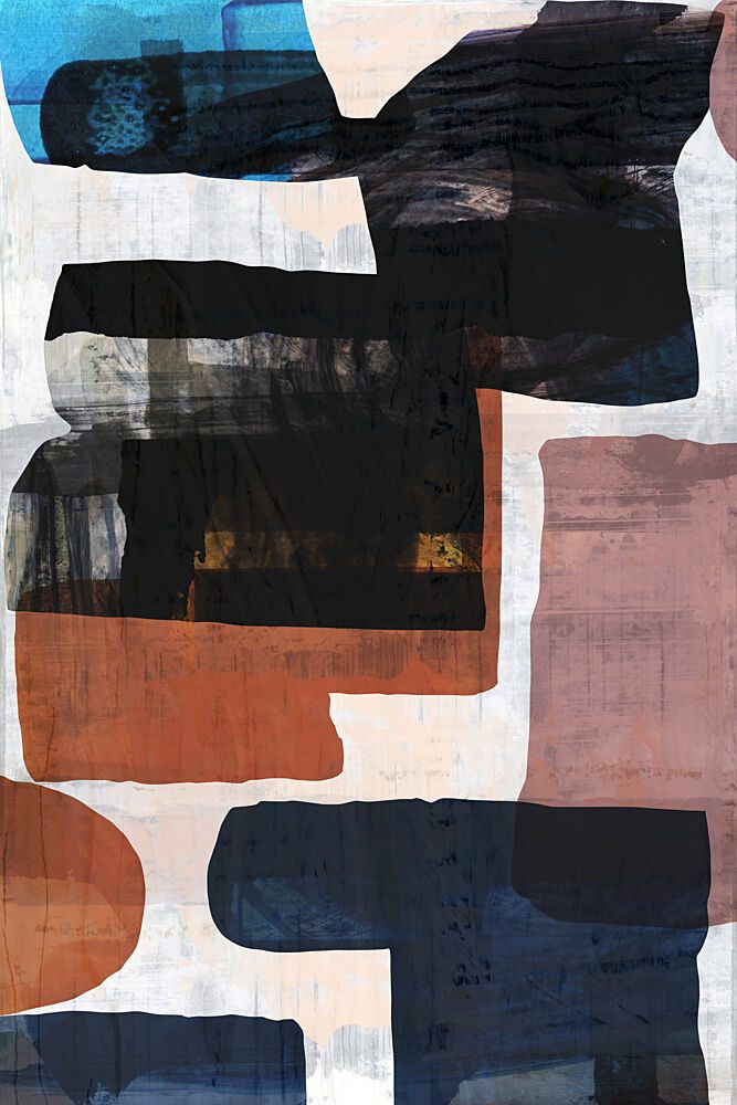 Muted Abstract Shapes art print by Cartissi for $57.95 CAD