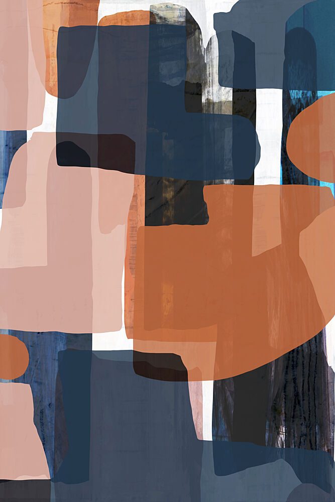 Abstract Color Blocks art print by Cartissi for $57.95 CAD