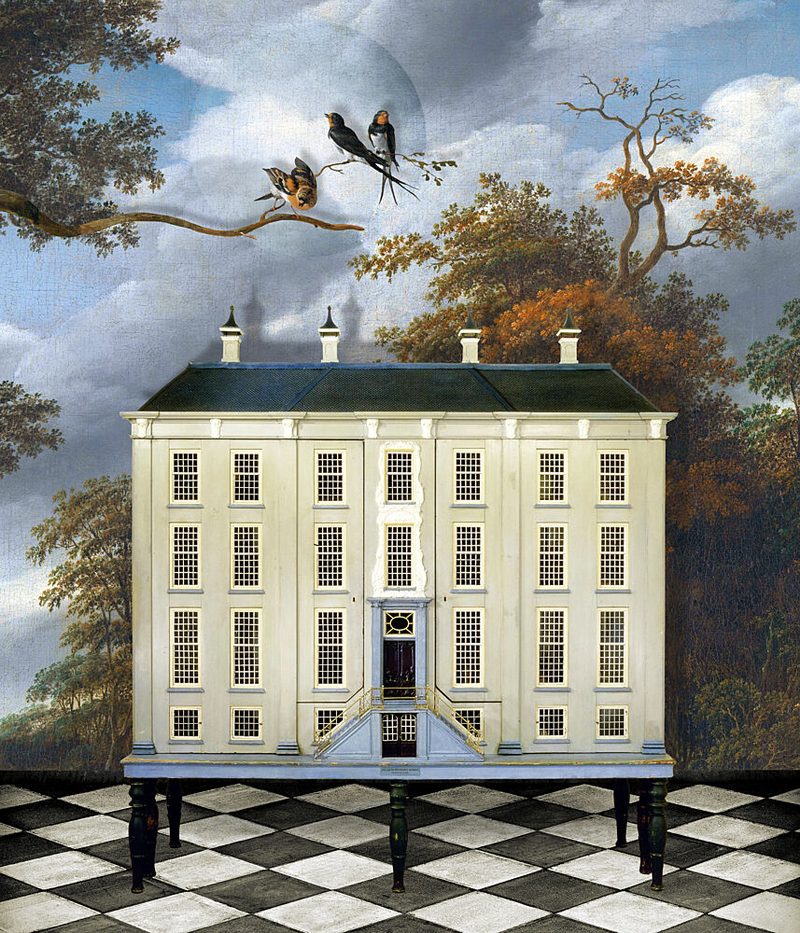 Whimsical Mansion Dream art print by Marja van den Hurk for $57.95 CAD