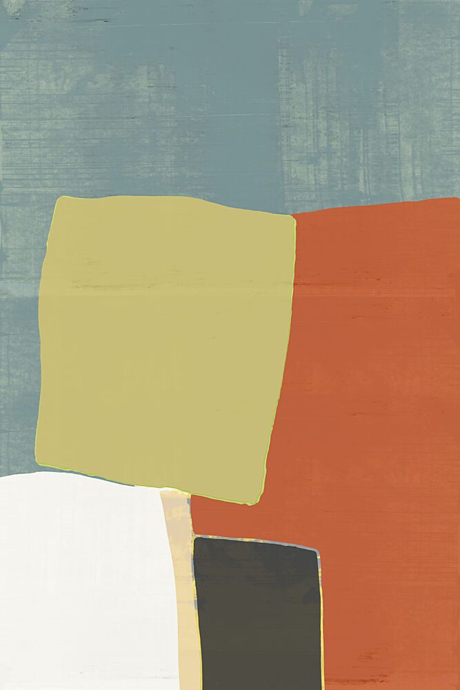 Muted Geometric Blocks art print by Cartissi for $57.95 CAD