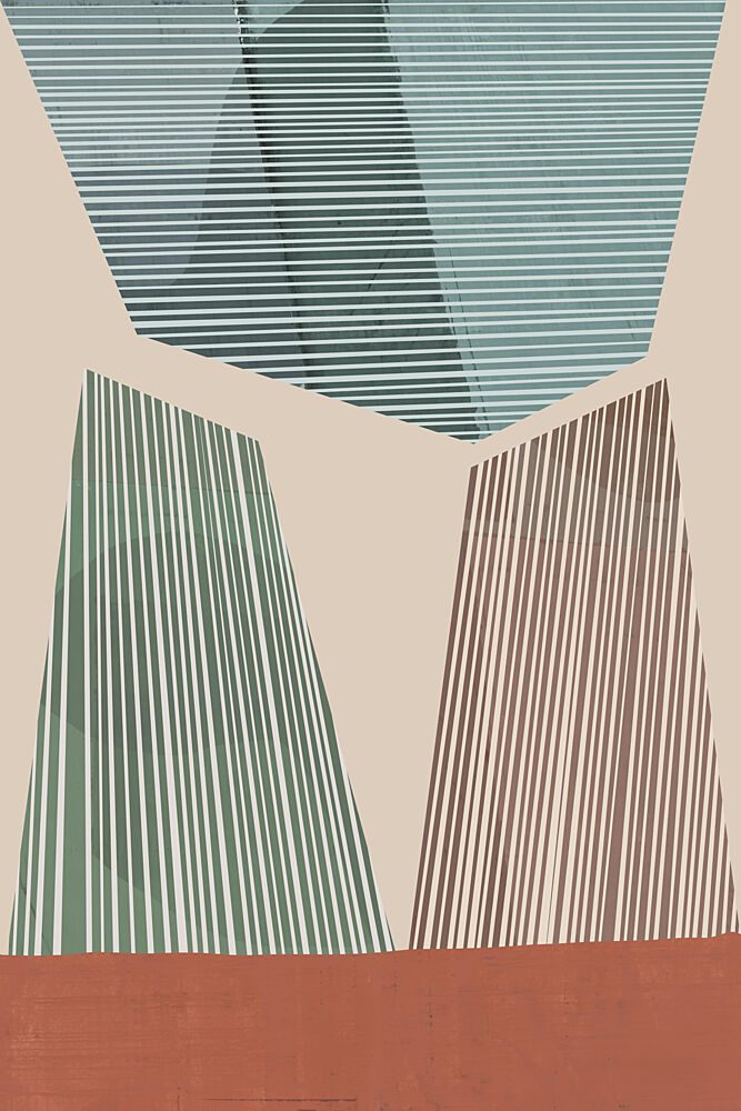 Abstract Geometric Forms art print by Cartissi for $57.95 CAD