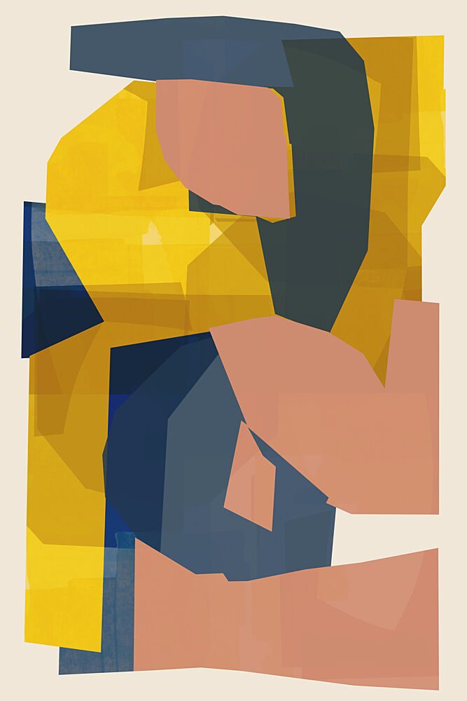 Modern Abstract Collage art print by Cartissi for $57.95 CAD