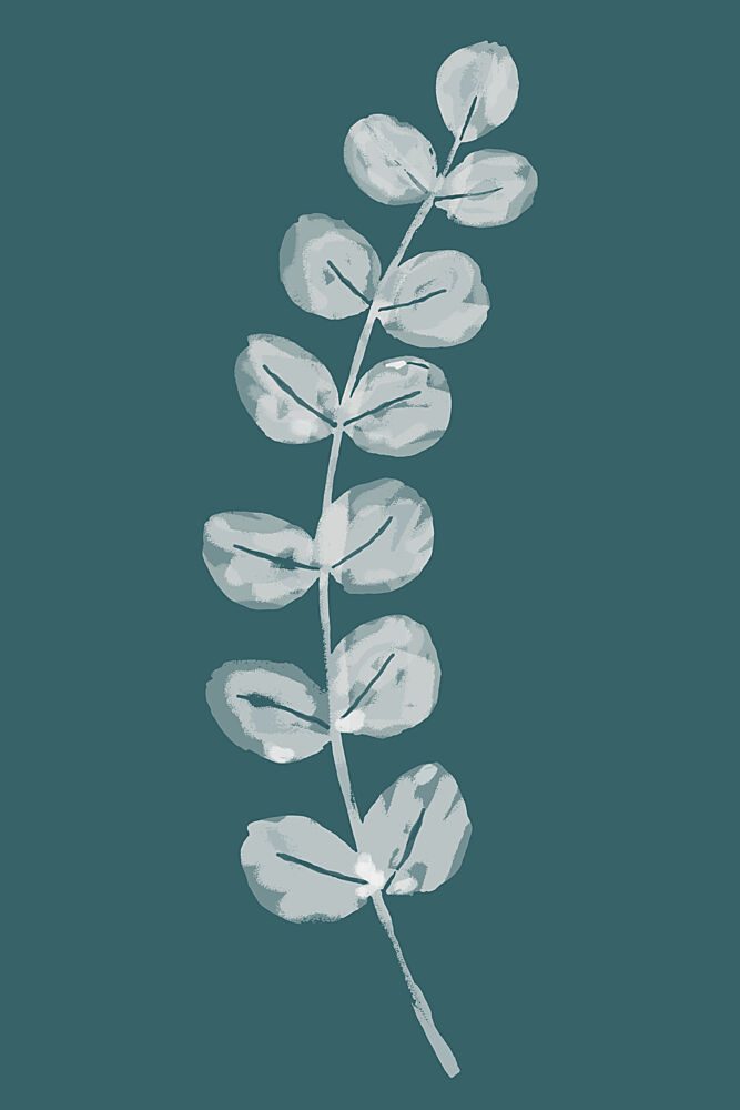 Soft Eucalyptus Leaves art print by Cartissi for $57.95 CAD