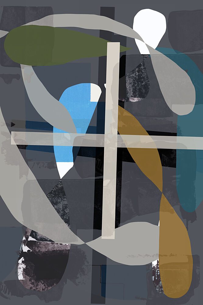 Abstract Cross Composition art print by Cartissi for $57.95 CAD
