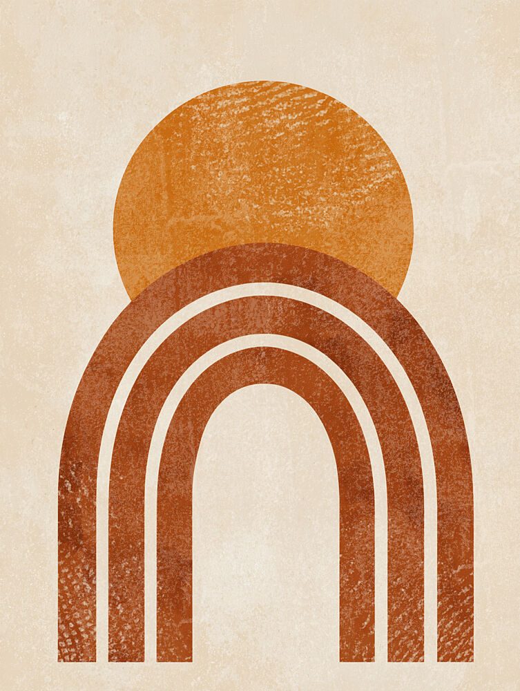 Earthy Sun Arch art print by Imaginative for $57.95 CAD