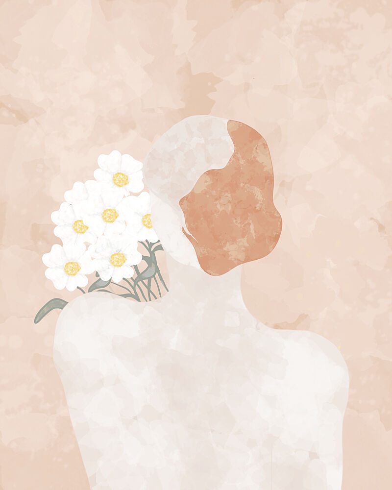 Ethereal Daisy Figure art print by Sannel Larson for $57.95 CAD