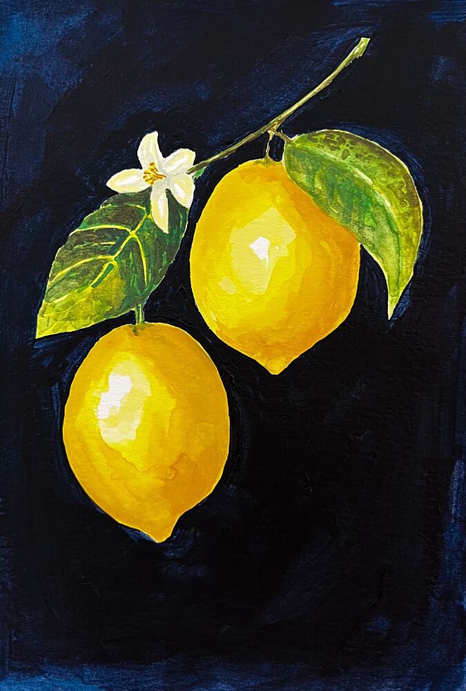 Vibrant Lemons art print by Madison Phipps for $57.95 CAD