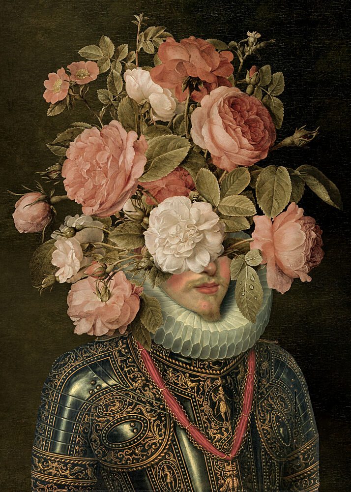 Baroque Rose Gentleman art print by Marja van den Hurk for $57.95 CAD