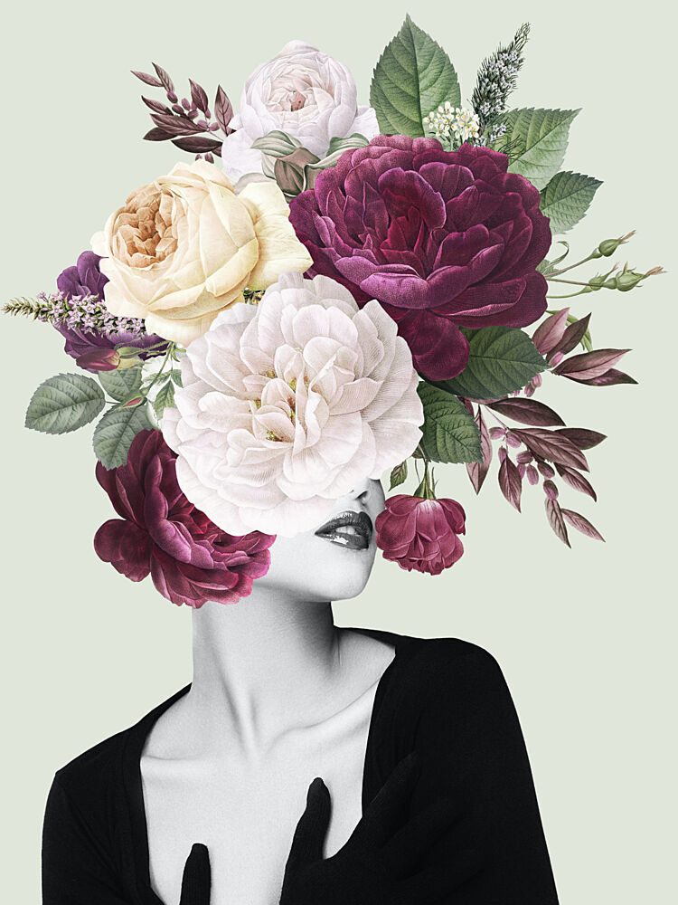 Surreal Floral Beauty art print by Marja van den Hurk for $57.95 CAD