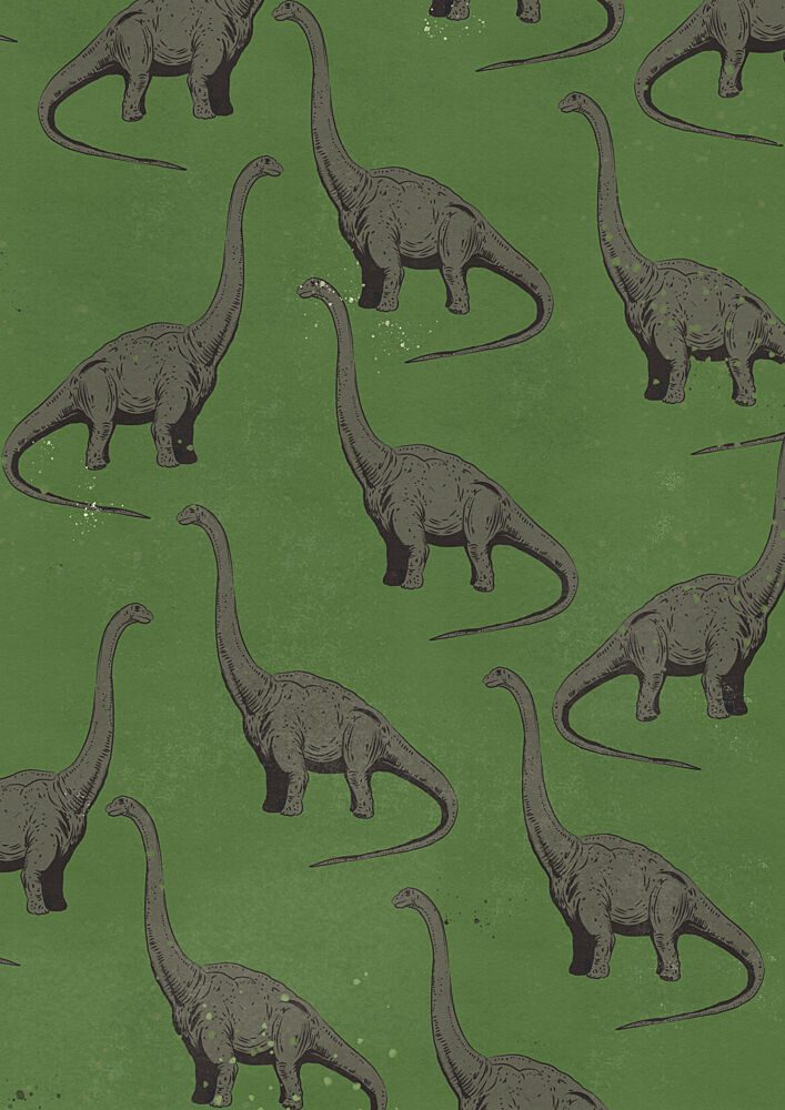 Long Neck Dinosaurs art print by Nicholas for $57.95 CAD